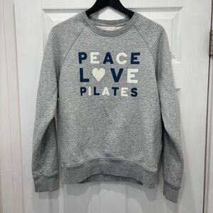 Spiritual Gangster Gray Crewneck Sweater Size Medium